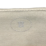 エルメス HERMES ボリードポーチ15 ベージュ トワル レディース ポーチ