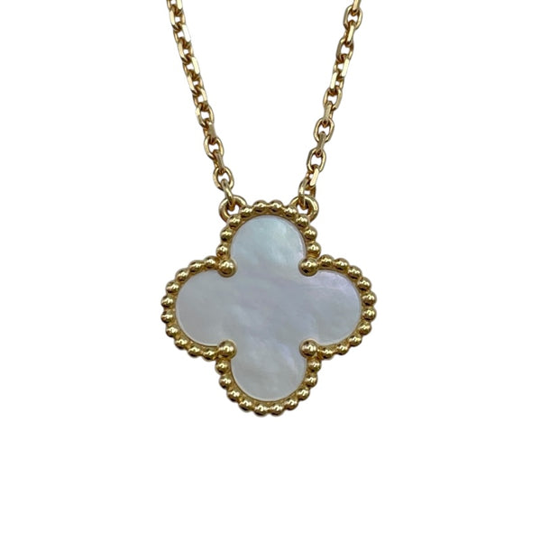 ヴァンクリーフ＆アーペル Van Cleef & Arpels ヴィンテージアルハンブラネックレス ゴールド Au750 ジュエリー
