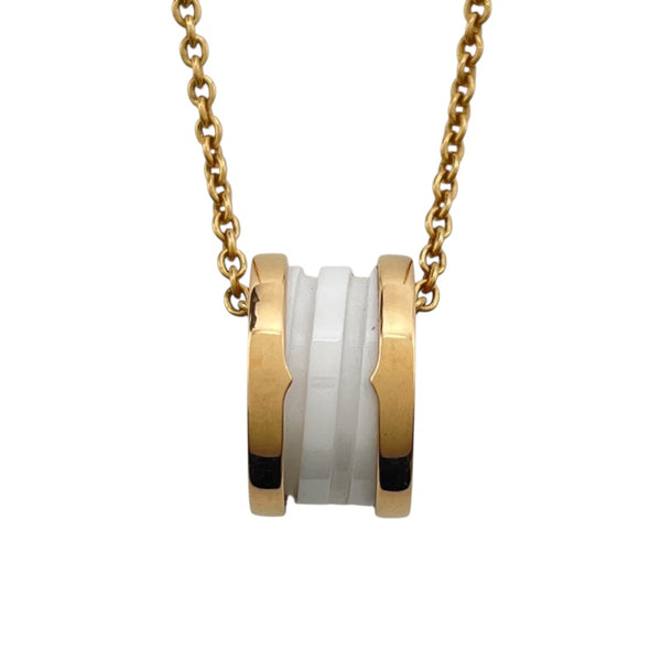 ブルガリ BVLGARI ビーゼロワンネックレス ピンクゴールド Au750 ジュエリー
