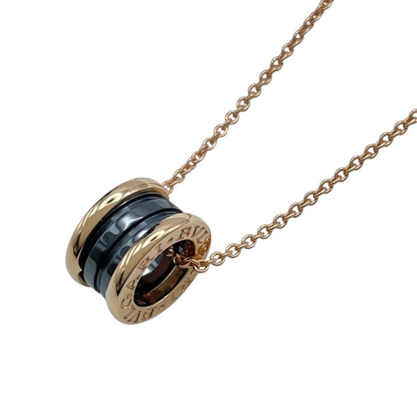 ブルガリ BVLGARI ビーゼロワンネックレス ピンクゴールド Au750 ジュエリー