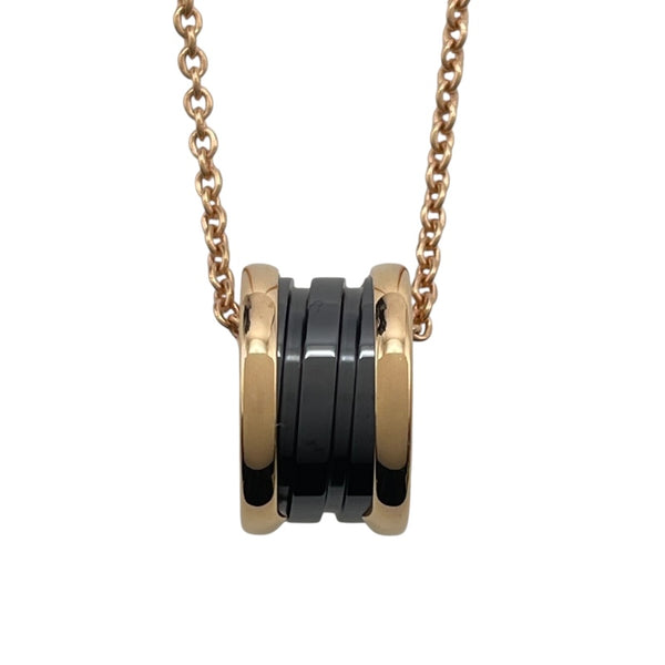 ブルガリ BVLGARI ビーゼロワンネックレス ピンクゴールド Au750 ジュエリー