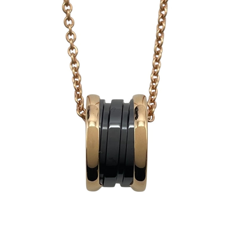 ブルガリ BVLGARI ビーゼロワンネックレス ピンクゴールド Au750 ジュエリー