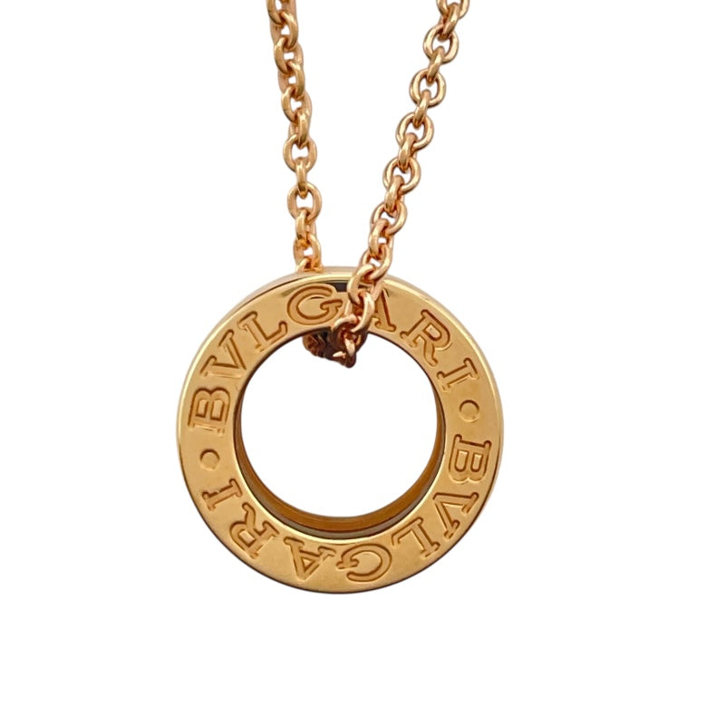 ブルガリ BVLGARI ビーゼロワンネックレス ピンクゴールド Au750 ジュエリー