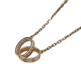 カルティエ Cartier ベビーラブダイヤネックレス ピンクゴールド 750 ジュエリー