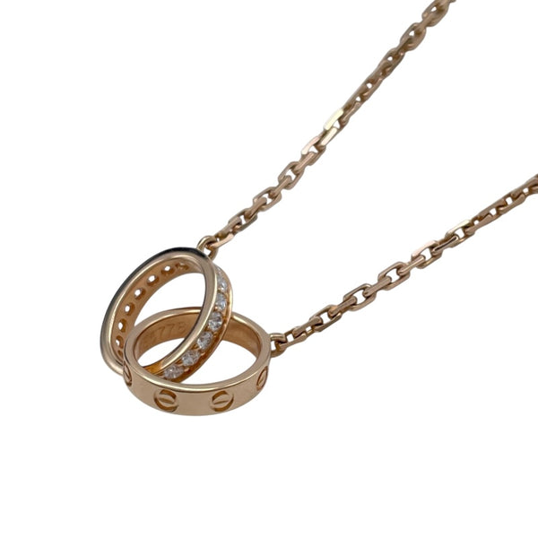 カルティエ Cartier ベビーラブダイヤネックレス ピンクゴールド 750 ジュエリー