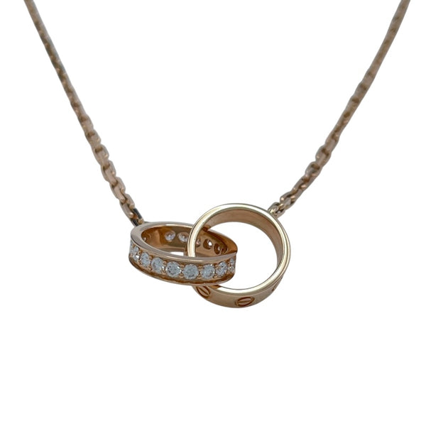 カルティエ Cartier ベビーラブダイヤネックレス ピンクゴールド 750 ジュエリー