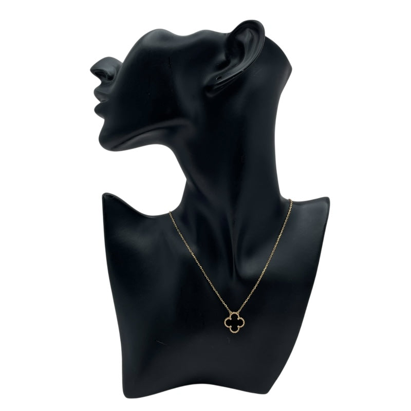 ヴァンクリーフ＆アーペル Van Cleef & Arpels ヴィンテージアルハンブラネックレス ゴールド Au750 オニキス ジュエリー