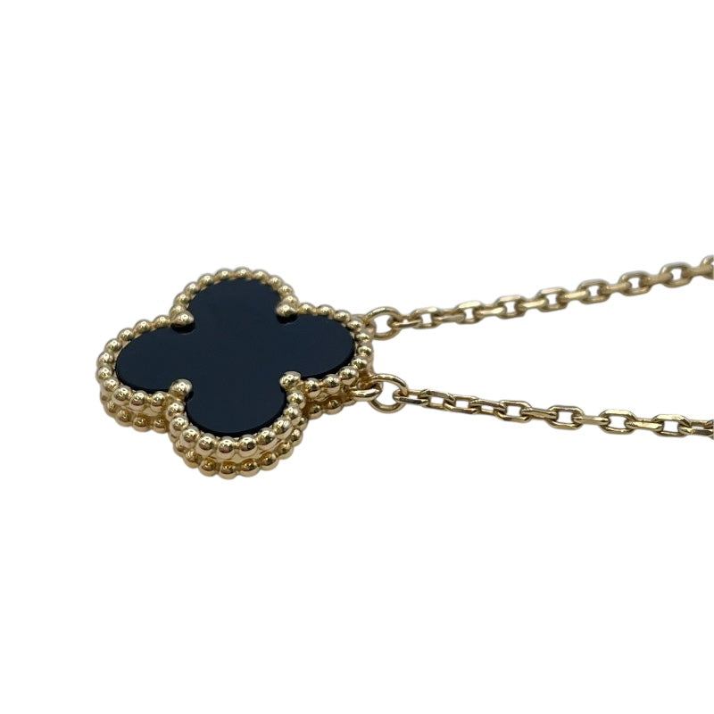 ヴァンクリーフ＆アーペル Van Cleef & Arpels ヴィンテージアルハンブラネックレス ゴールド Au750 オニキス ジュエリー