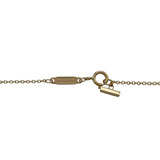 ティファニー TIFFANY＆CO Tスマイルネックレスミニ ピンクゴールド Au750 ジュエリー