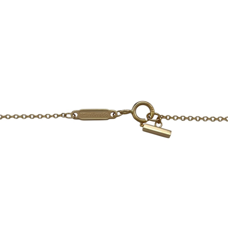 ティファニー TIFFANY＆CO Tスマイルネックレスミニ ピンクゴールド Au750 ジュエリー