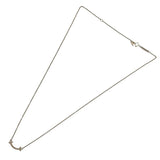 ティファニー TIFFANY＆CO Tスマイルネックレスミニ ピンクゴールド Au750 ジュエリー