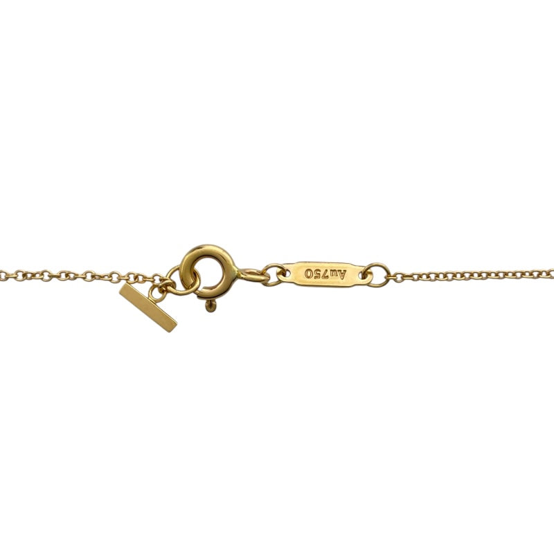 ティファニー TIFFANY＆CO Tスマイルネックレススモール ピンクゴールド Au750 ジュエリー