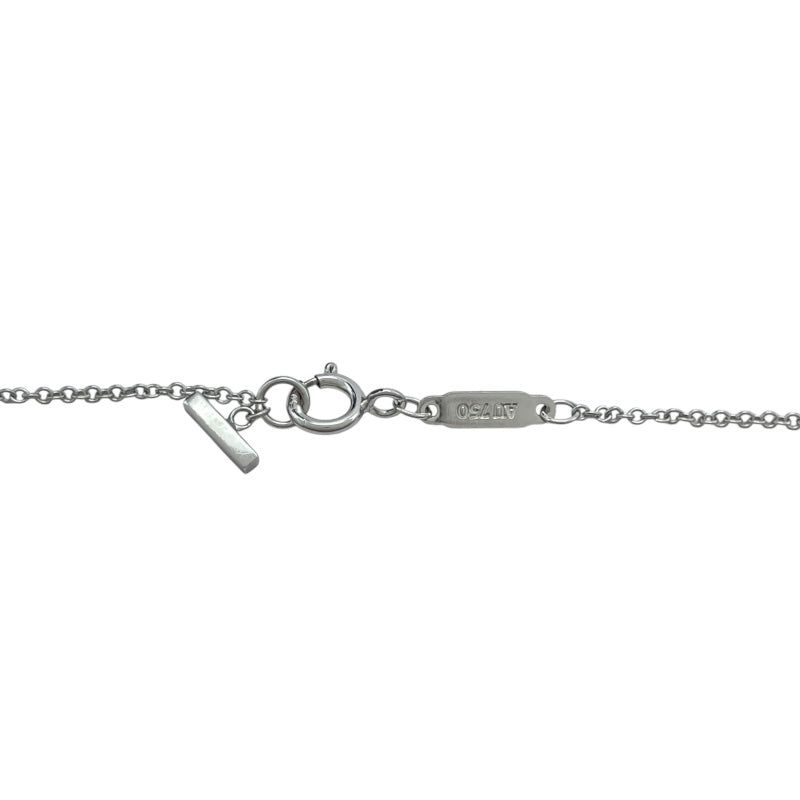 ティファニー TIFFANY＆CO Tスマイルネックレススモール ホワイトゴールド Au750 ジュエリー
