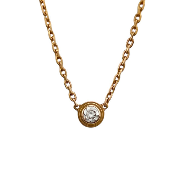 カルティエ Cartier ダムールネックレスXS ピンクゴールド Au750 ジュエリー