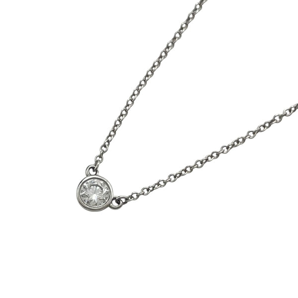 ティファニー TIFFANY＆CO バイザヤードネックレス プラチナ Pt950 ジュエリー