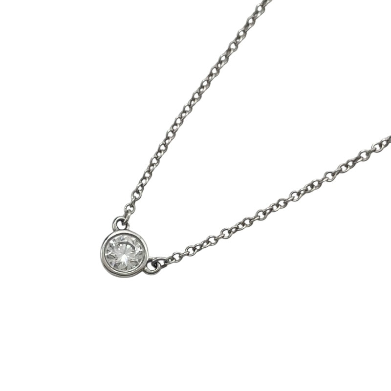 ティファニー TIFFANY＆CO バイザヤードネックレス プラチナ Pt950 ジュエリー