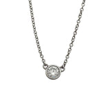 ティファニー TIFFANY＆CO バイザヤードネックレス プラチナ Pt950 ジュエリー