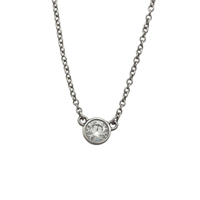 ティファニー TIFFANY＆CO バイザヤードネックレス プラチナ Pt950 ジュエリー