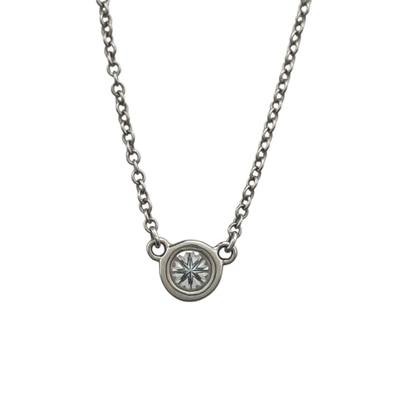 ティファニー TIFFANY＆CO バイザヤードネックレス プラチナ Pt950 ジュエリー
