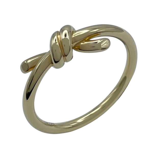 ティファニー TIFFANY＆CO ノットリング ゴールド Au750 ジュエリー