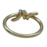 ティファニー TIFFANY＆CO ノットダイヤリング ゴールド Au750 ジュエリー