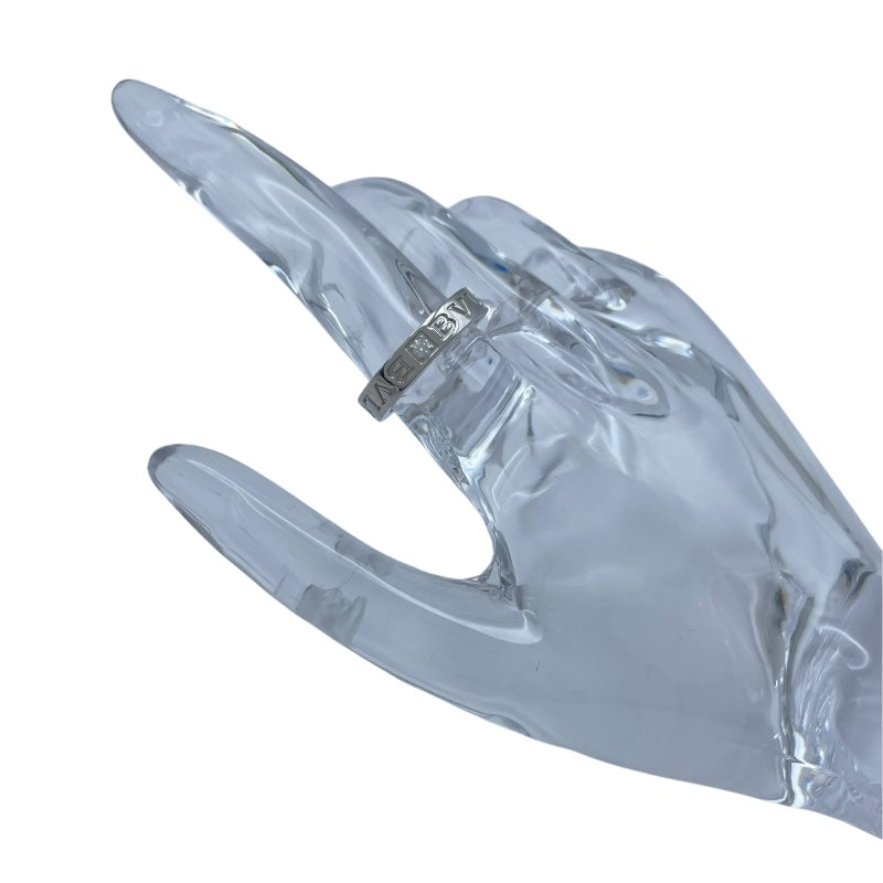 ブルガリ BVLGARI ダブルロゴリング1PD ホワイトゴールド Au750 ジュエリー