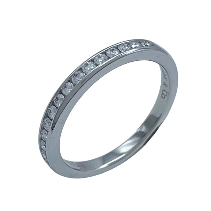 ティファニー TIFFANY＆CO ハーフエタニティダイヤリング プラチナ Pt950 ジュエリー