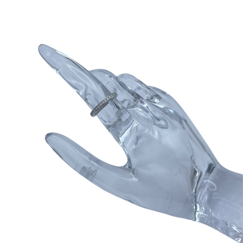 ティファニー TIFFANY＆CO ハーフエタニティダイヤリング プラチナ Pt950 ジュエリー