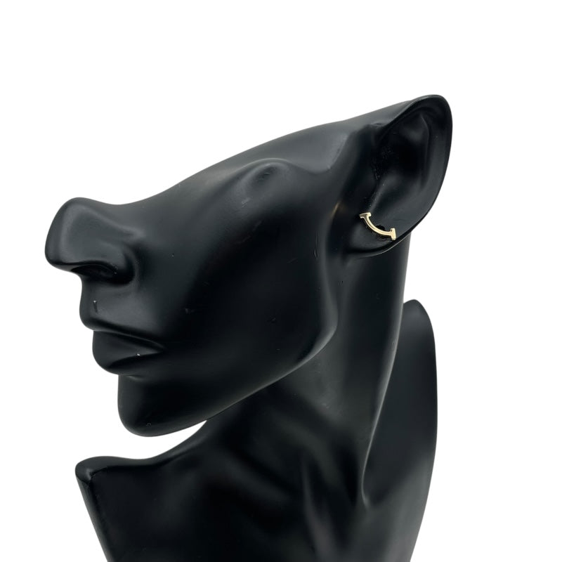 ティファニー TIFFANY＆CO Tスマイルピアスミニ ピンクゴールド Au750 ジュエリー