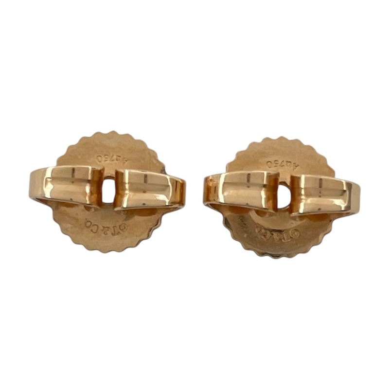 ティファニー TIFFANY＆CO Tスマイルピアスミニ ピンクゴールド Au750 ジュエリー