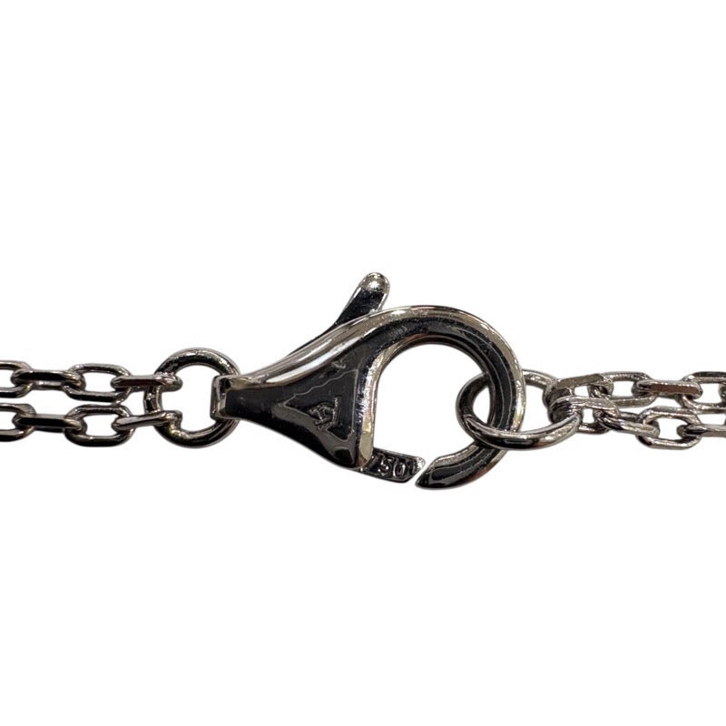 カルティエ Cartier ラブスリーフープパヴェダイヤネックレス ホワイトゴールド/イエローゴールド 750 ジュエリー