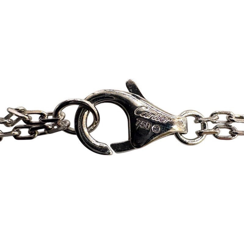 カルティエ Cartier ラブスリーフープパヴェダイヤネックレス ホワイトゴールド/イエローゴールド 750 ジュエリー