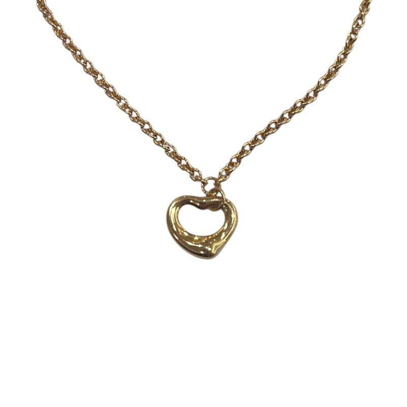 ティファニー TIFFANY＆CO オープンハートブレス ピンクゴールド 750 ジュエリー