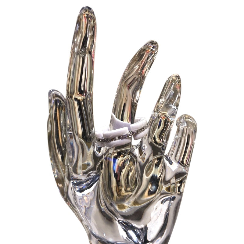 シャネル CHANEL ウルトラコレクションダイヤリング ホワイト/シルバー 750WG ジュエリー