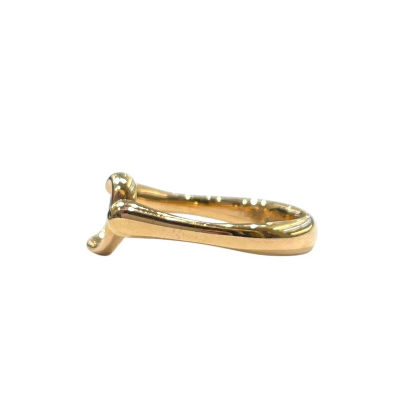 ティファニー TIFFANY＆CO オープンハートリング ゴールド Au750 ジュエリー