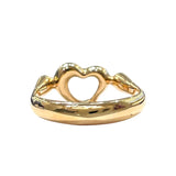 ティファニー TIFFANY＆CO オープンハートリング ゴールド Au750 ジュエリー