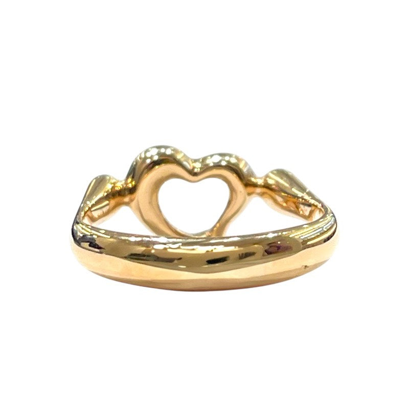 ティファニー TIFFANY＆CO オープンハートリング ゴールド Au750 ジュエリー
