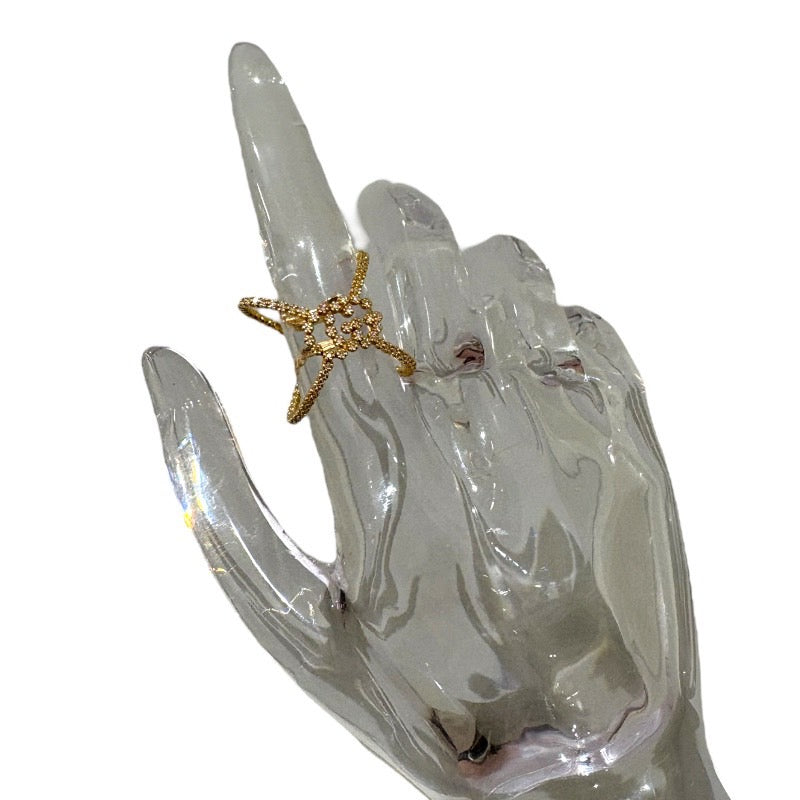 グッチ GUCCI GGランニングリング イエローゴールド 750 ジュエリー