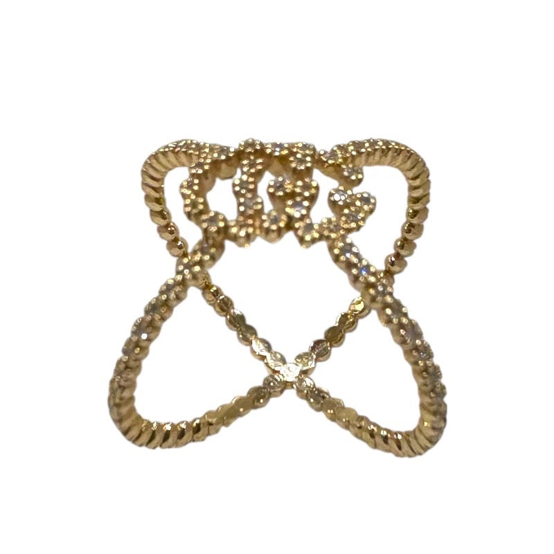 グッチ GUCCI GGランニングリング イエローゴールド 750 ジュエリー