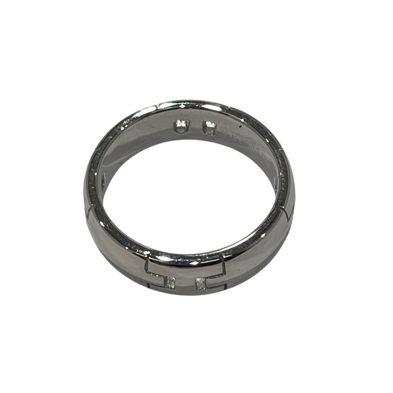 エルメス HERMES ヘラクレスリング 750WG #58 17.5号 ホワイトゴールド 指輪/099213【中古】 HERMES エルメス ヘラクレスリング 750WG 美品 ケース付 正規品 HERMES