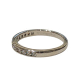 ティファニー TIFFANY＆CO ハーフエタニティダイヤリング プラチナ Pt950 ジュエリー