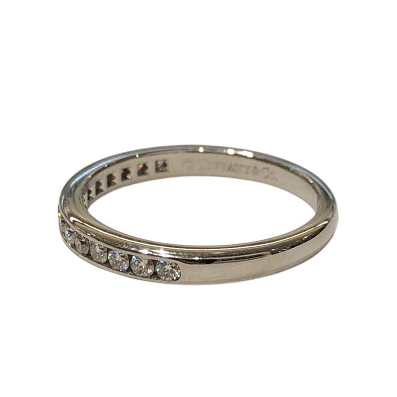 ティファニー TIFFANY＆CO ハーフエタニティダイヤリング プラチナ Pt950 ジュエリー