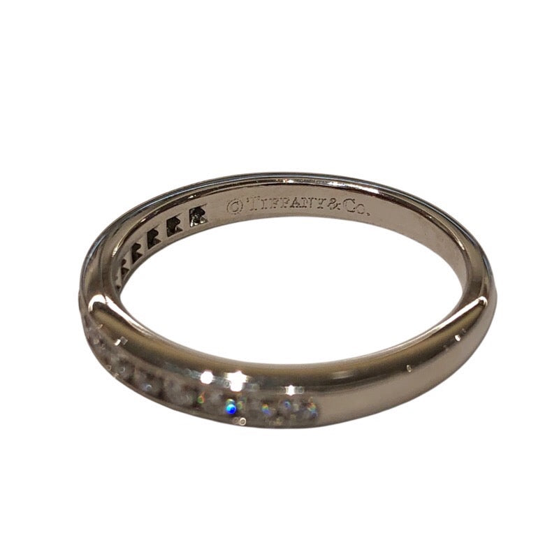 ティファニー TIFFANY＆CO ハーフエタニティダイヤリング プラチナ Pt950 ジュエリー