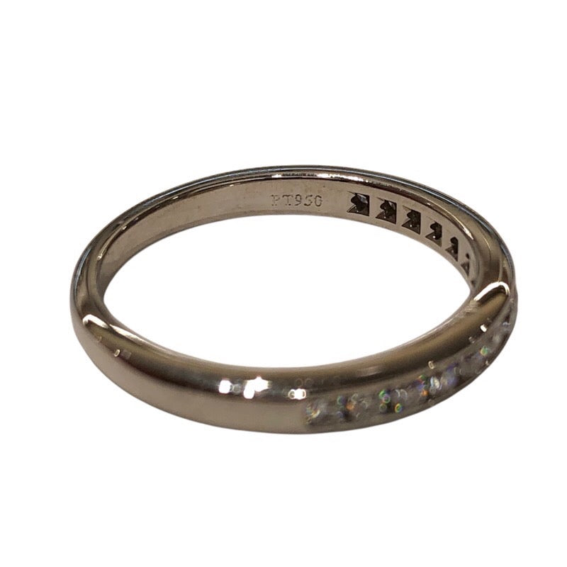 ティファニー TIFFANY＆CO ハーフエタニティダイヤリング プラチナ Pt950 ジュエリー