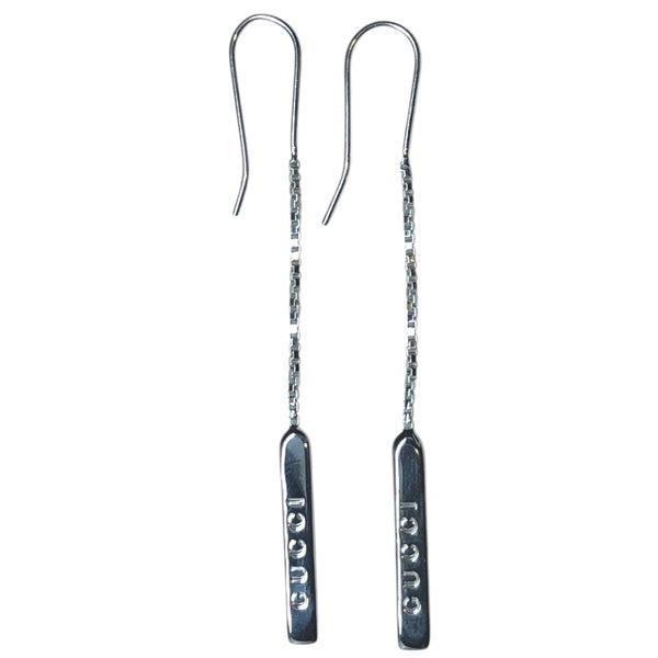 グッチ GUCCI ラリアットピアス ホワイトゴールド 750WG ジュエリー