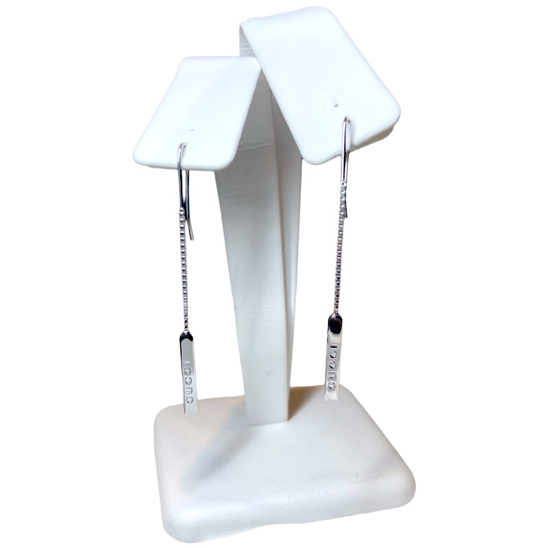 グッチ GUCCI ラリアットピアス ホワイトゴールド 750WG ジュエリー