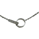 カルティエ Cartier ベビーラブダイヤネックレス ホワイトゴールド Au750 ダイヤモンド ジュエリー