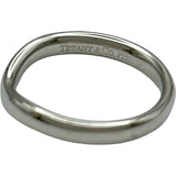 ティファニー TIFFANY＆CO カーブドバンドリング プラチナ Pt950 ジュエリー