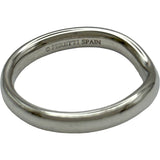 ティファニー TIFFANY＆CO カーブドバンドリング プラチナ Pt950 ジュエリー