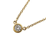 ティファニー TIFFANY＆CO バイザヤードネックレス イエローゴールド 750YG ジュエリー